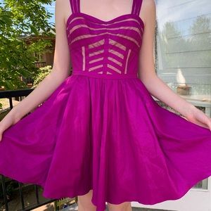Aqua dress sz 12 magenta